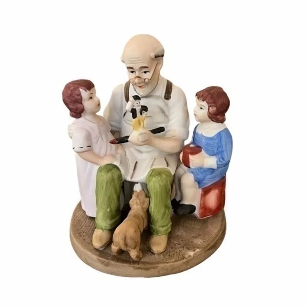 Norman Rockwell “toy maker figurine” replica